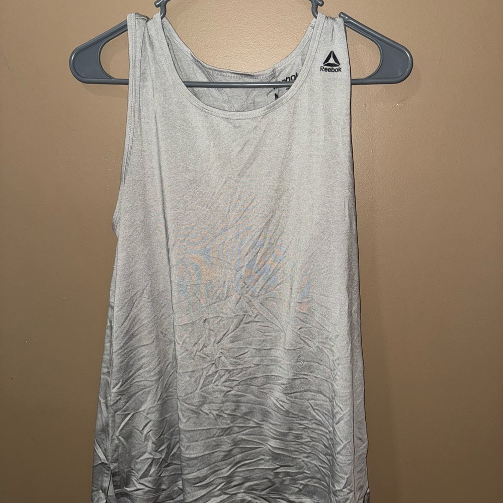 Reebok Women's Light Gray Tank Top